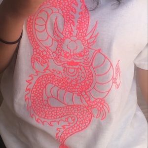 Hand Painted Dragon Shirt